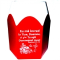 Suport birou rosu forma creion, Eu ma incred in Tine Suport birou rosu forma creion, Eu ma incred in Tine